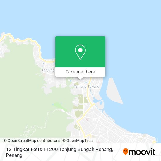 Peta 12 Tingkat Fetts 11200 Tanjung Bungah Penang