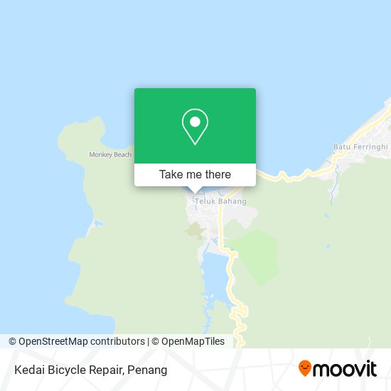 Peta Kedai Bicycle Repair
