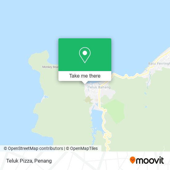 Teluk Pizza map