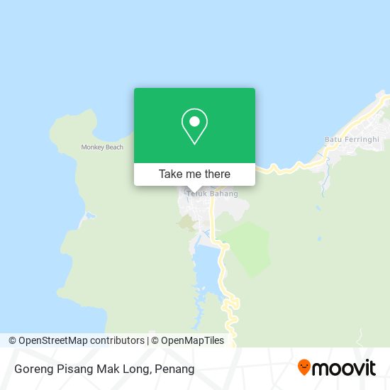 Goreng Pisang Mak Long map