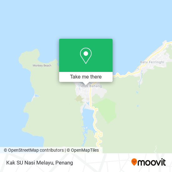 Kak SU Nasi Melayu map