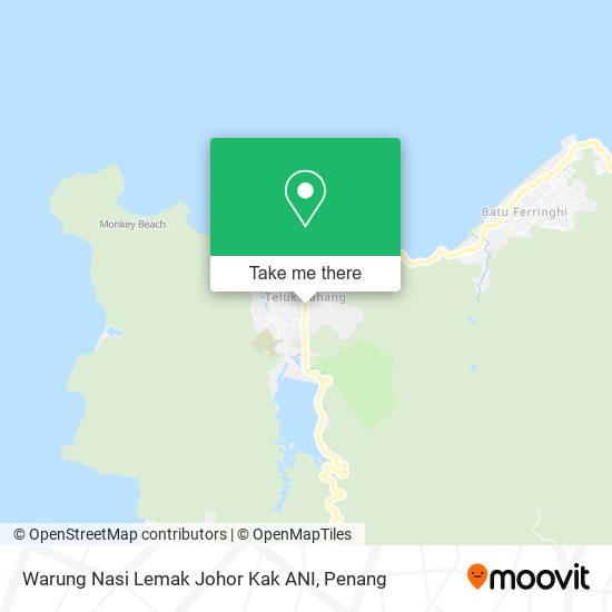 Warung Nasi Lemak Johor Kak ANI map