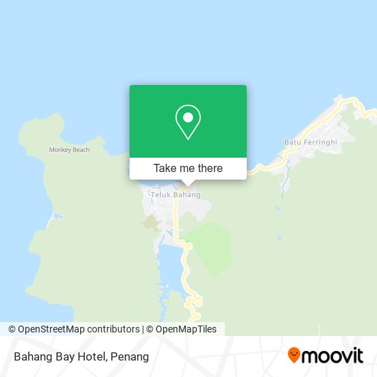 Bahang Bay Hotel map