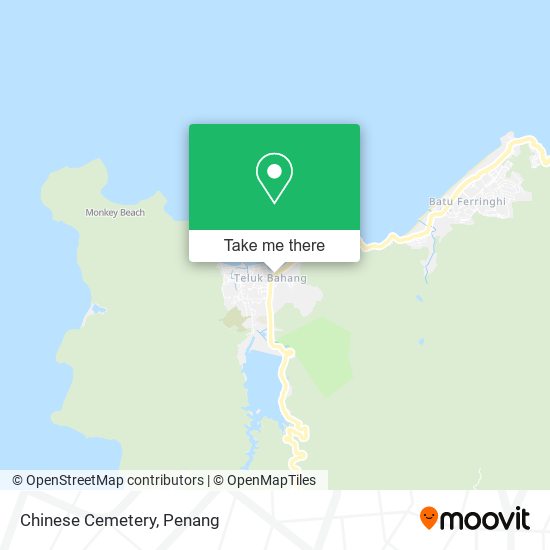 Chinese Cemetery map