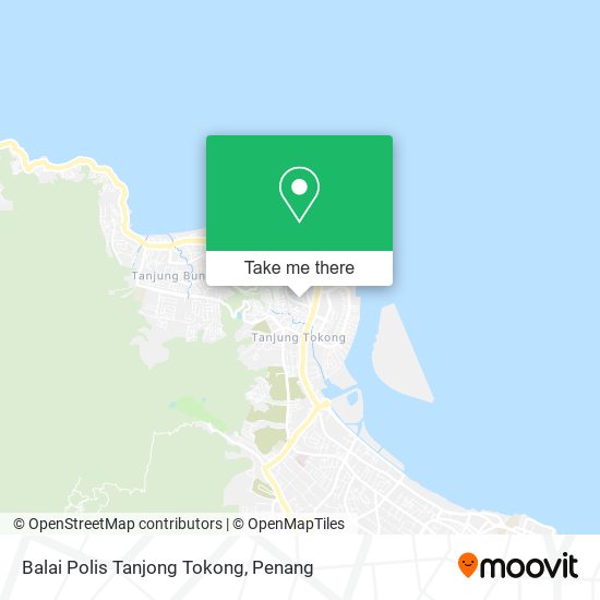 Peta Balai Polis Tanjong Tokong