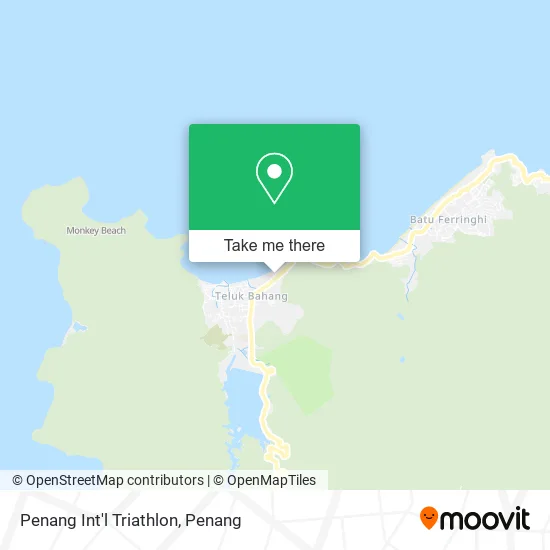 Penang Int'l Triathlon map