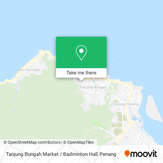 Peta Tanjung Bungah Market / Badminton Hall