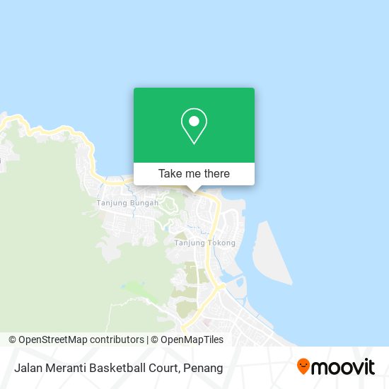 Peta Jalan Meranti Basketball Court