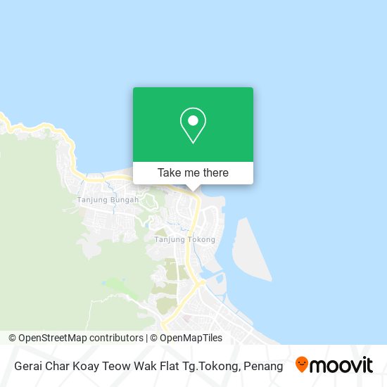 Gerai Char Koay Teow Wak Flat Tg.Tokong map