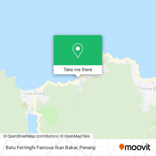 Batu Ferringhi Famous Ikan Bakar map