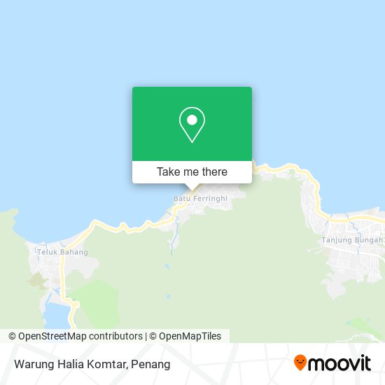 Warung Halia Komtar map