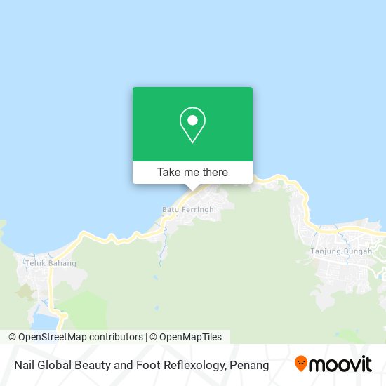 Nail Global Beauty and Foot Reflexology map