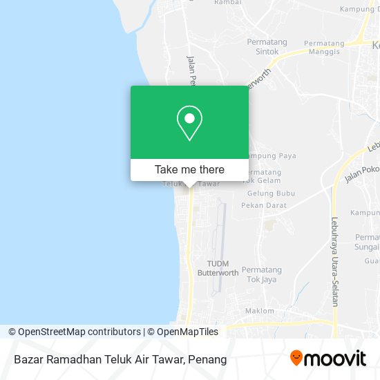 Bazar Ramadhan Teluk Air Tawar map