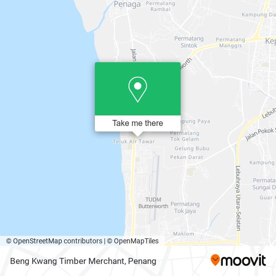 Peta Beng Kwang Timber Merchant