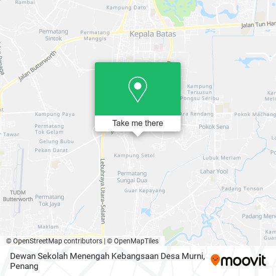 Peta Dewan Sekolah Menengah Kebangsaan Desa Murni