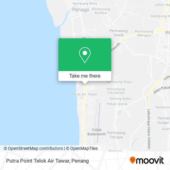 Peta Putra Point Telok Air Tawar