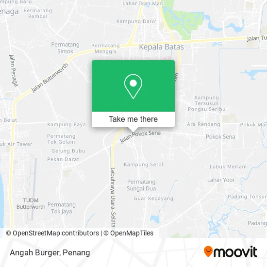 Angah Burger map