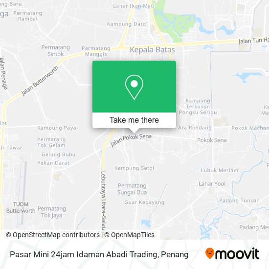 Peta Pasar Mini 24jam Idaman Abadi Trading