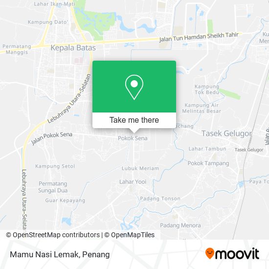 Mamu Nasi Lemak map