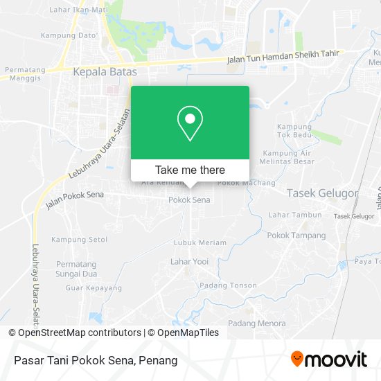 Pasar Tani Pokok Sena map