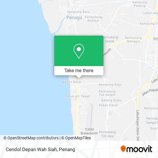Cendol Depan Wah Siah map