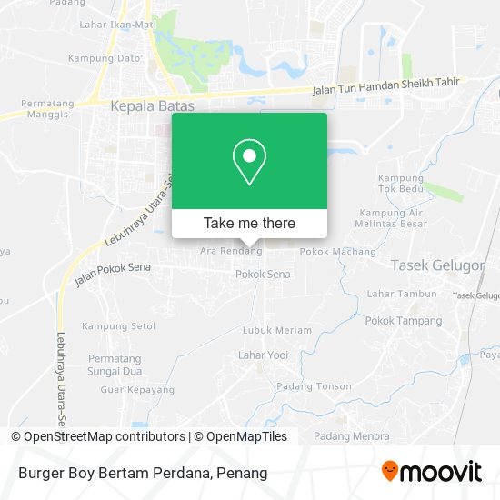 Burger Boy Bertam Perdana map