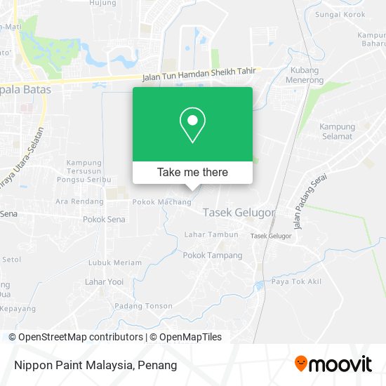 Nippon Paint Malaysia map