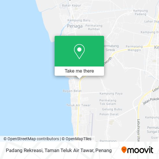 Peta Padang Rekreasi, Taman Teluk Air Tawar