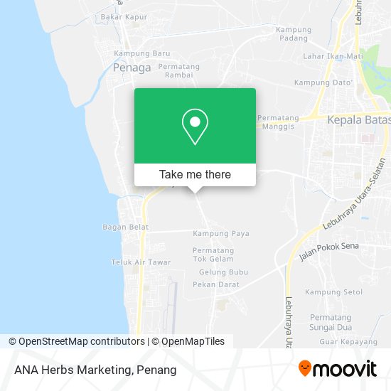 ANA Herbs Marketing map