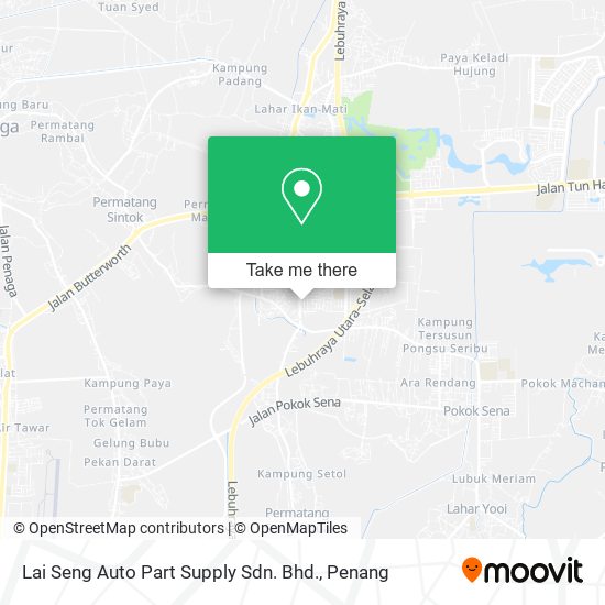 Lai Seng Auto Part Supply Sdn. Bhd. map