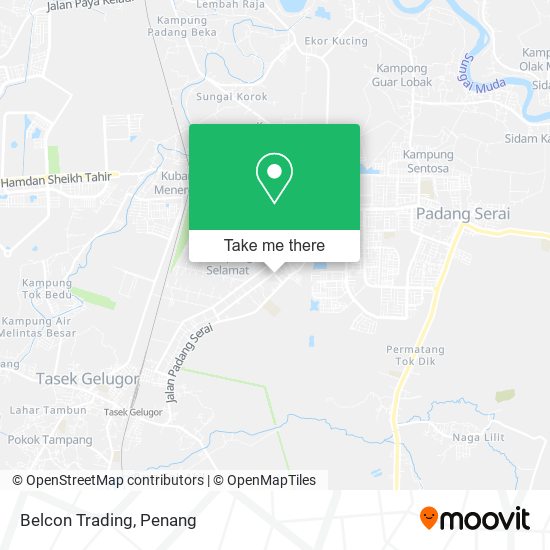 Belcon Trading map