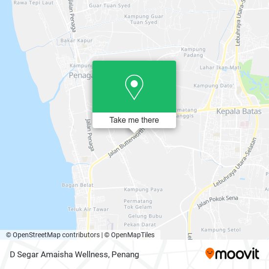 D Segar Amaisha Wellness map