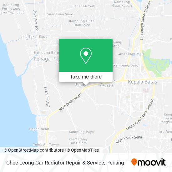 Chee Leong Car Radiator Repair & Service map