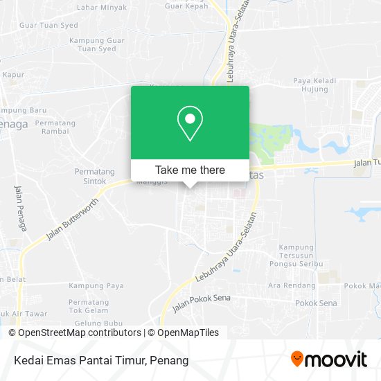 Peta Kedai Emas Pantai Timur