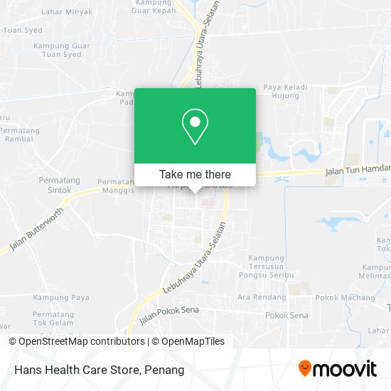 Hans Health Care Store map