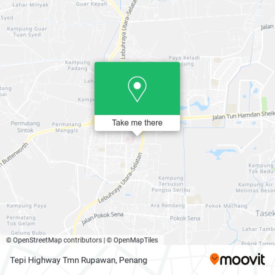 Tepi Highway Tmn Rupawan map