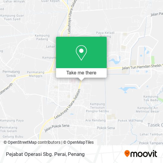 Pejabat Operasi Sbg. Perai map