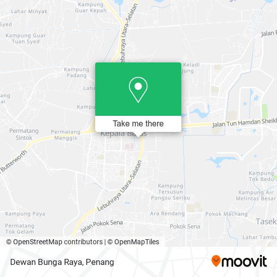 Dewan Bunga Raya map