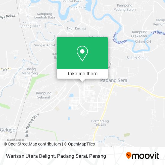 Peta Warisan Utara Delight, Padang Serai