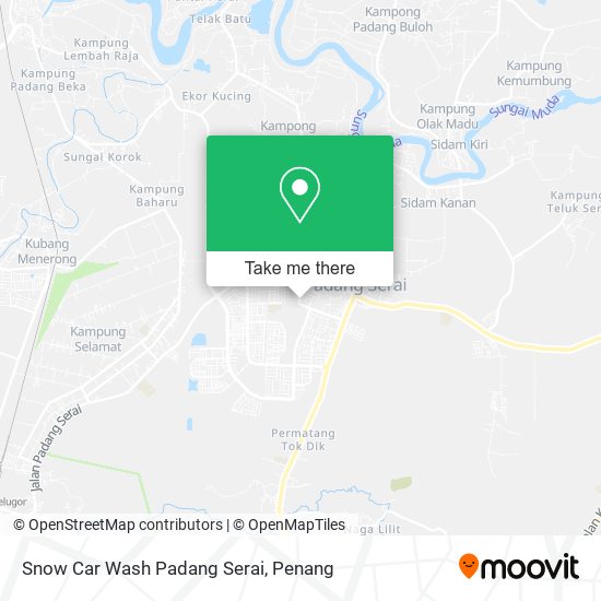 Peta Snow Car Wash Padang Serai