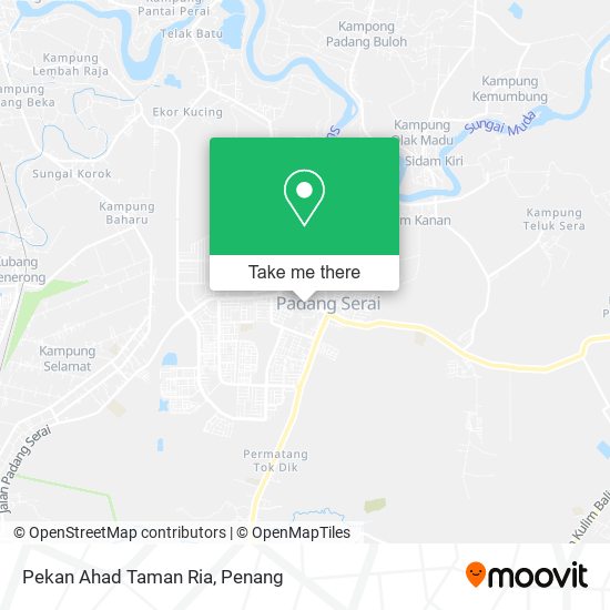 Pekan Ahad Taman Ria map