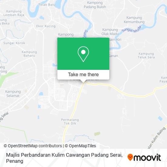 Peta Majlis Perbandaran Kulim Cawangan Padang Serai