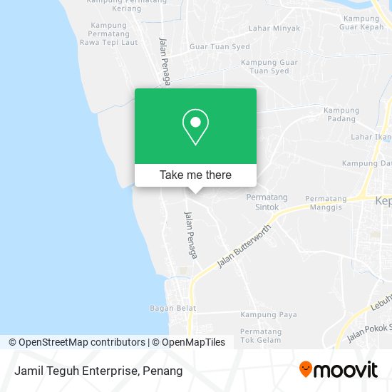 Peta Jamil Teguh Enterprise