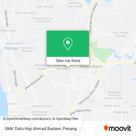 SMK Dato Haji Ahmad Badawi map