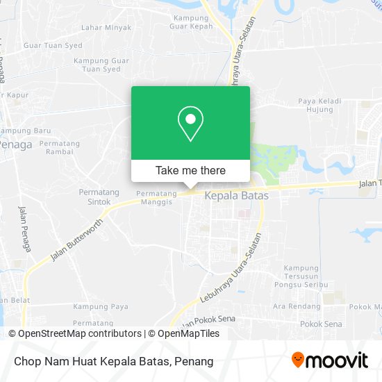 Chop Nam Huat Kepala Batas map