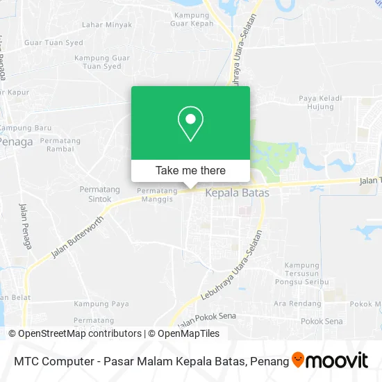 MTC Computer - Pasar Malam Kepala Batas map