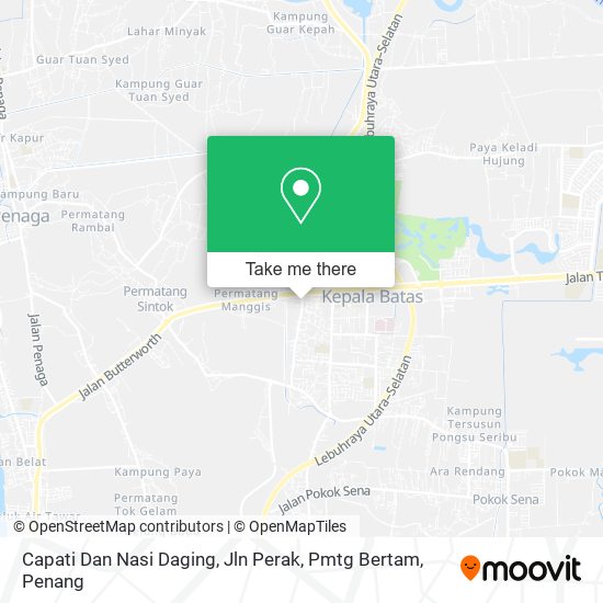 Capati Dan Nasi Daging, Jln Perak, Pmtg Bertam map