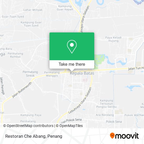 Restoran Che Abang map