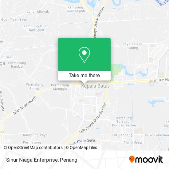 Sinur Niaga Enterprise map