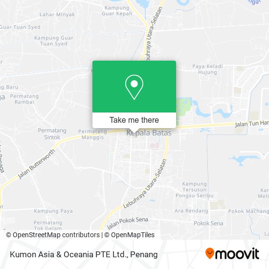 Kumon Asia & Oceania PTE Ltd. map